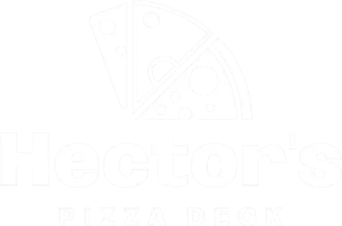 Hector's pizza deck logo white
